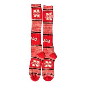Nebraska Cornhuskers Women’s Large Knee High Socks